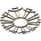 Ekena Millwork Augustus Architectural Grade PVC Pierced Ceiling Medallion, Antiqued Pale Gold, 20"OD x 7"ID x 1/2"P CMPP20AUAPG - alternate 2